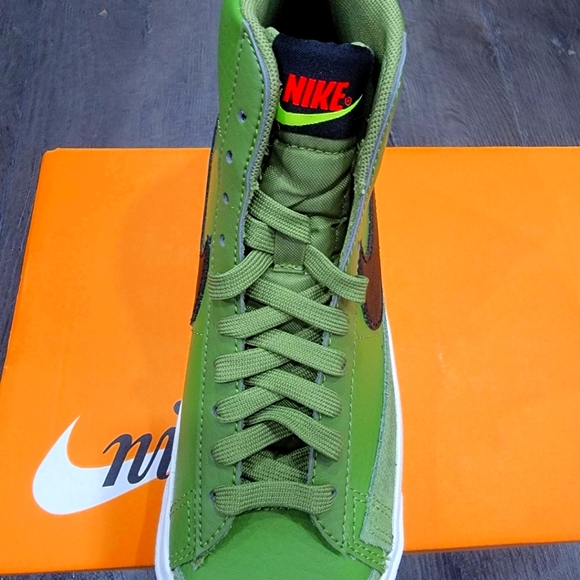 COPY - NIKE BLAZER MID 5.5y green..NEW ORIGINAL - Picture 6 of 12